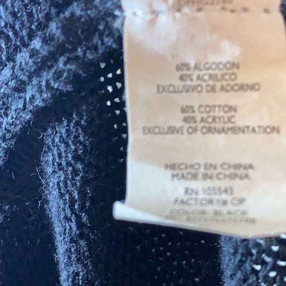 Black Duster Cardigan Sweater - Picture 3 of 8